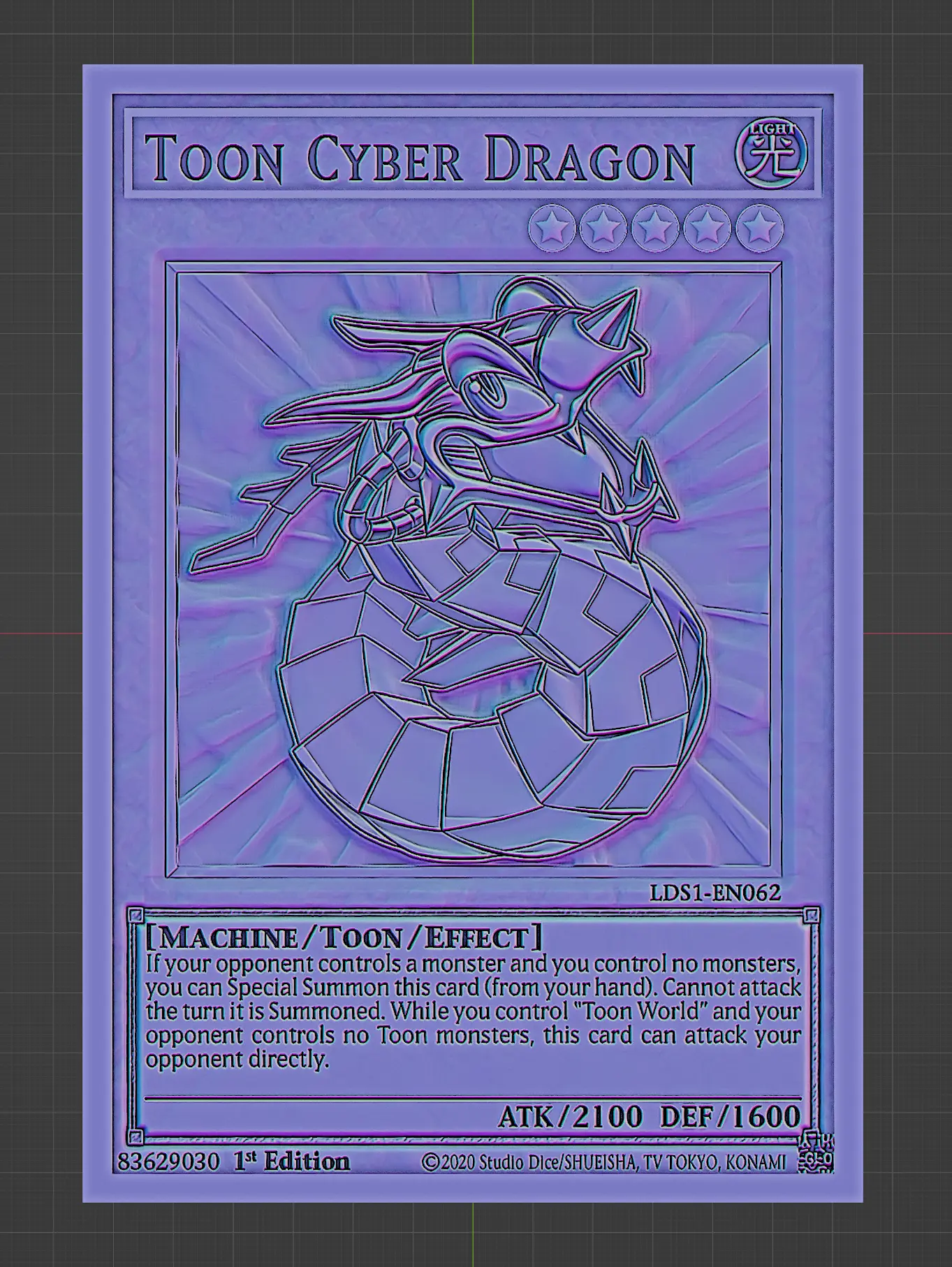 toon cyber dragon - yugioh