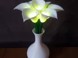 Decorative table lamp Calla Lily flower-0