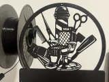 Barber WallArt Customizable With Stand-3