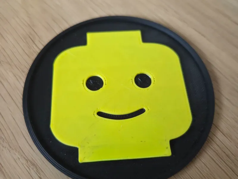 Lego head coaster