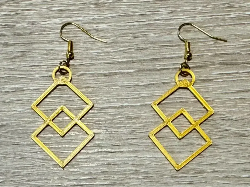 Cubic earrings 2