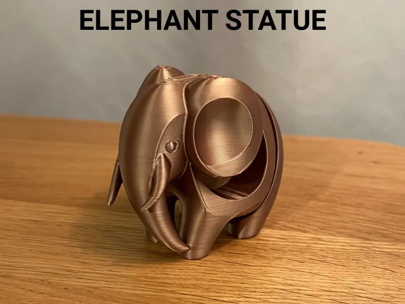 Modern Olifantenstandbeeld