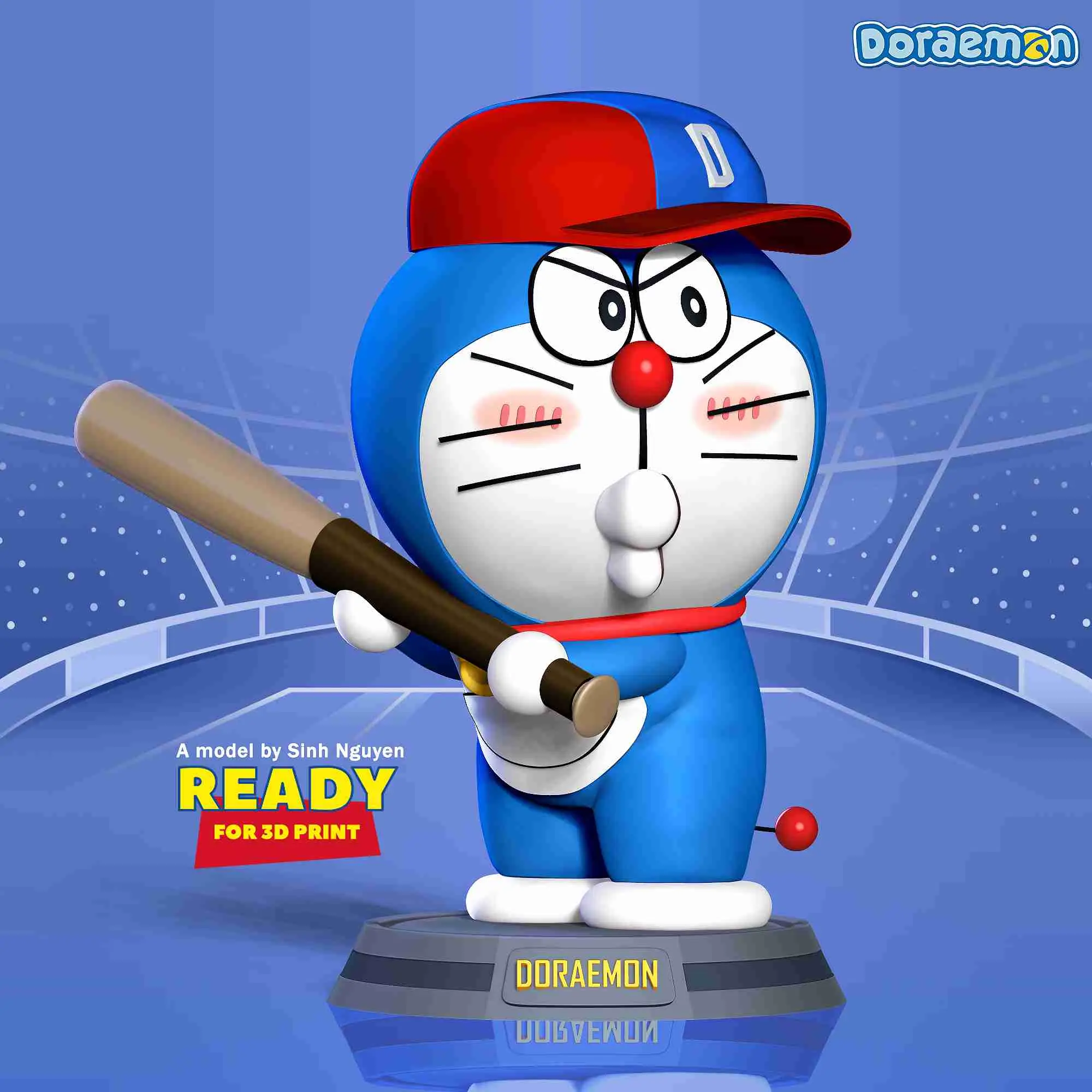 Doraemon - baseball player