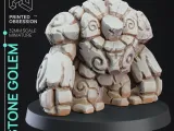 Golem de Pedra - Constructo - PRESUPORTADO - D&amp;D 32mm-4