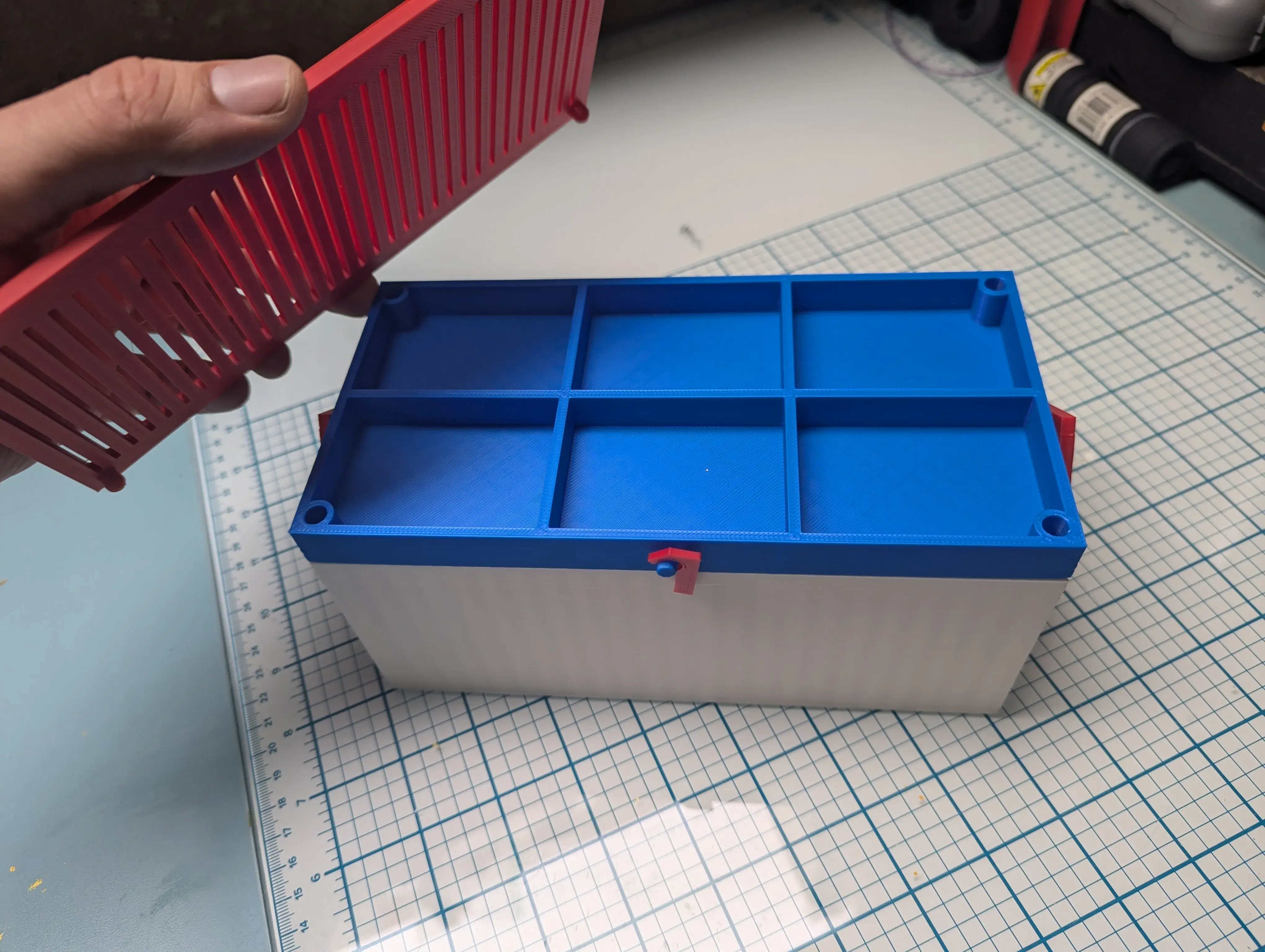 Tackle Box with Hooks, Bobber, and Lure