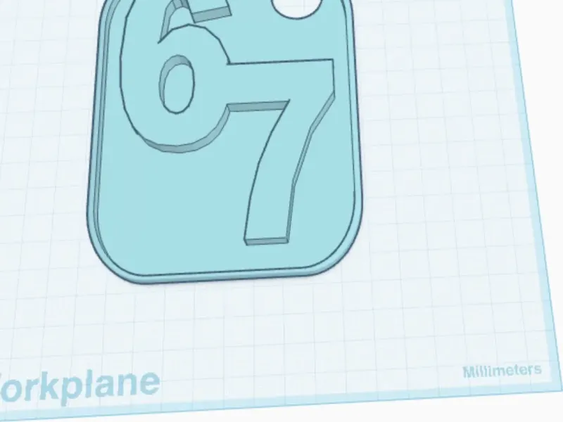 67 keychain