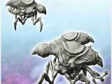 Set of two alien creatures on legs with shell (36) - miniatu-2