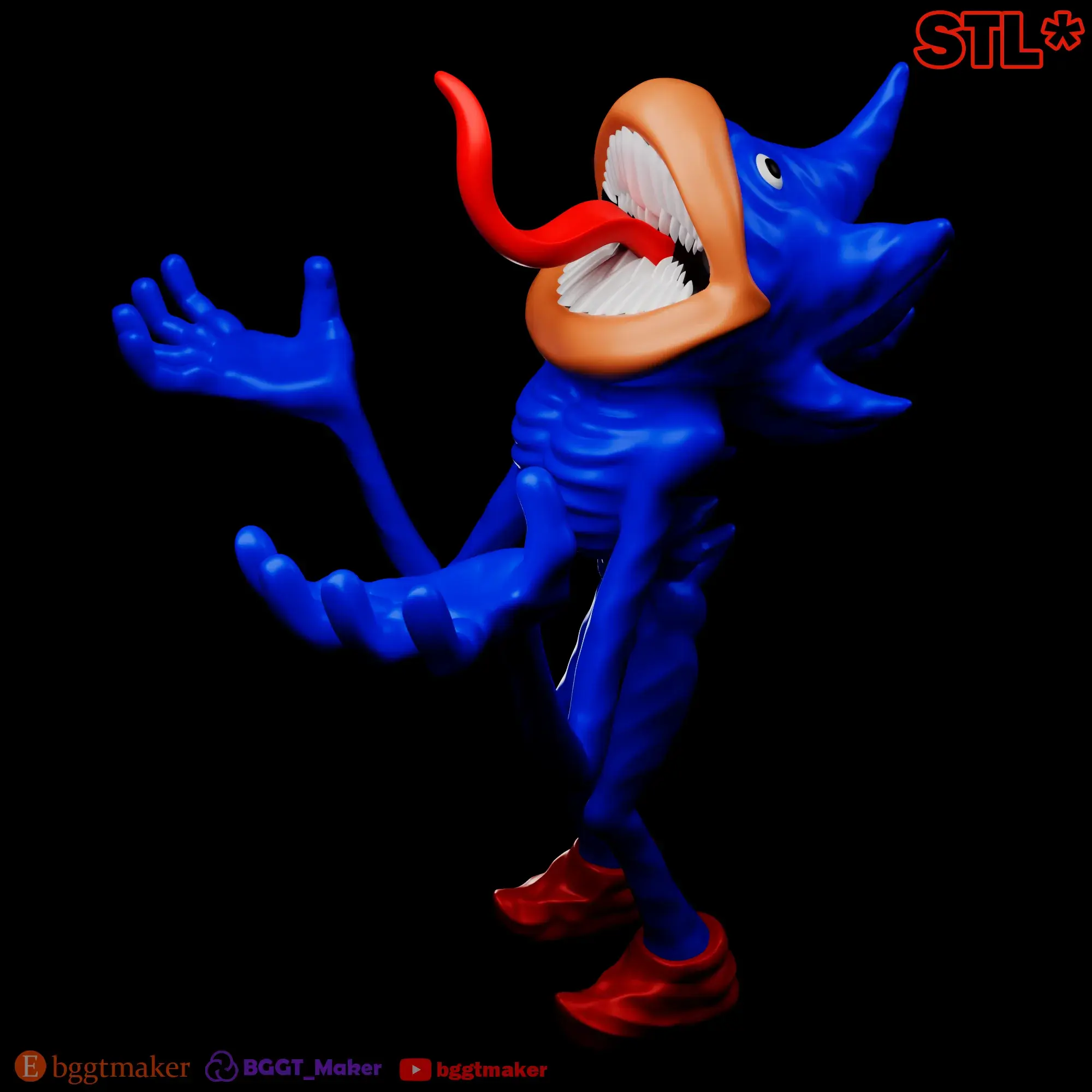 Sonic Tapes Monster, Shin, Shinic, The Sonic Tapes, Toy Art