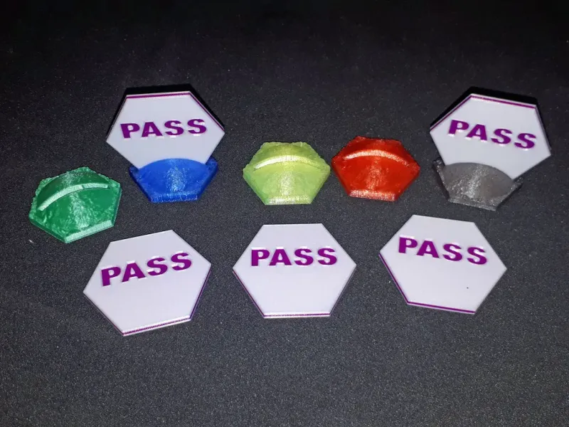 RifRaf Game Pass Markers -Designed for Terraforming Mars but