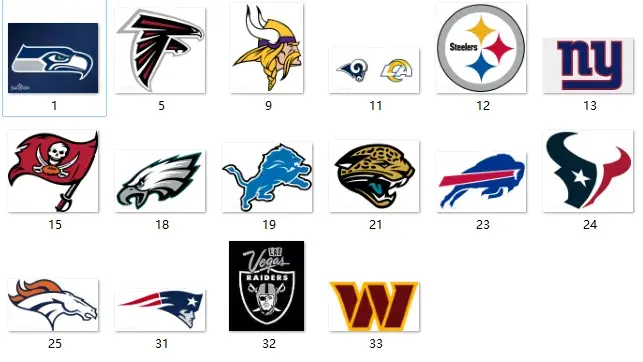 Super Bowl 16 Team Logo Refrigerator Magnets