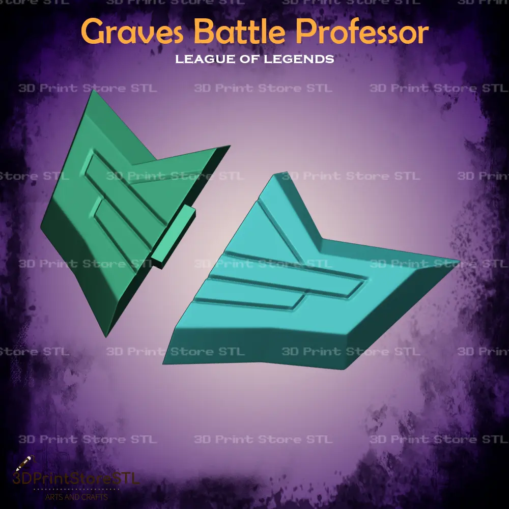 Cosplay del Profesor de Batalla Graves League of Legends - Archivo STL
