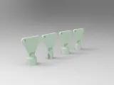 SET OF 4 KEYS FOR ELECTRICAL PANELS | KEY RING ACCESSORY-1