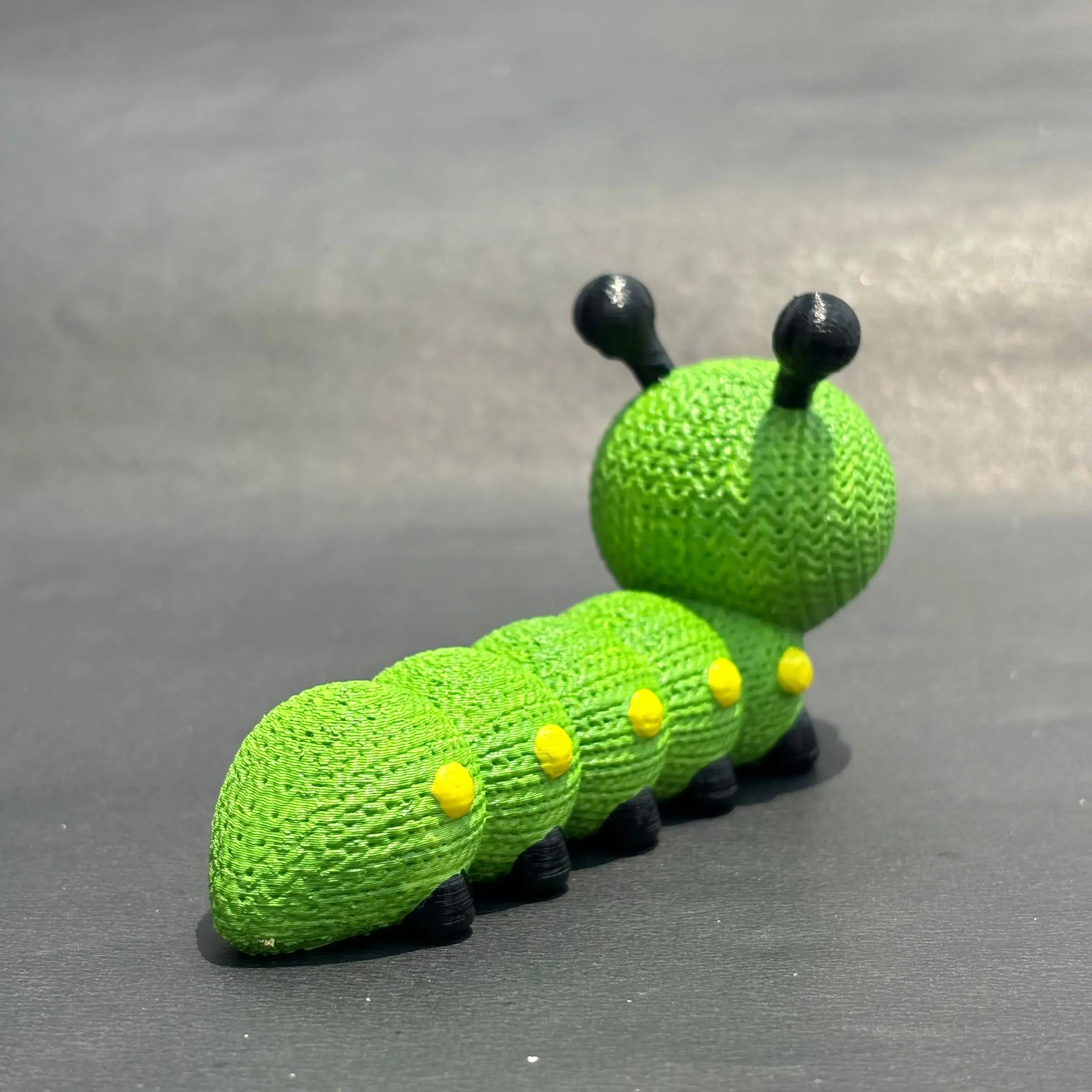 Knitted Caterpillar