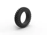 Tractor tire 22 Scale 1:25-1