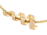 Wave Weave Pattern Necklace-2