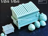 DUMPSTER DIORAMA PARTS 1-24 1-64TH SCALE-1