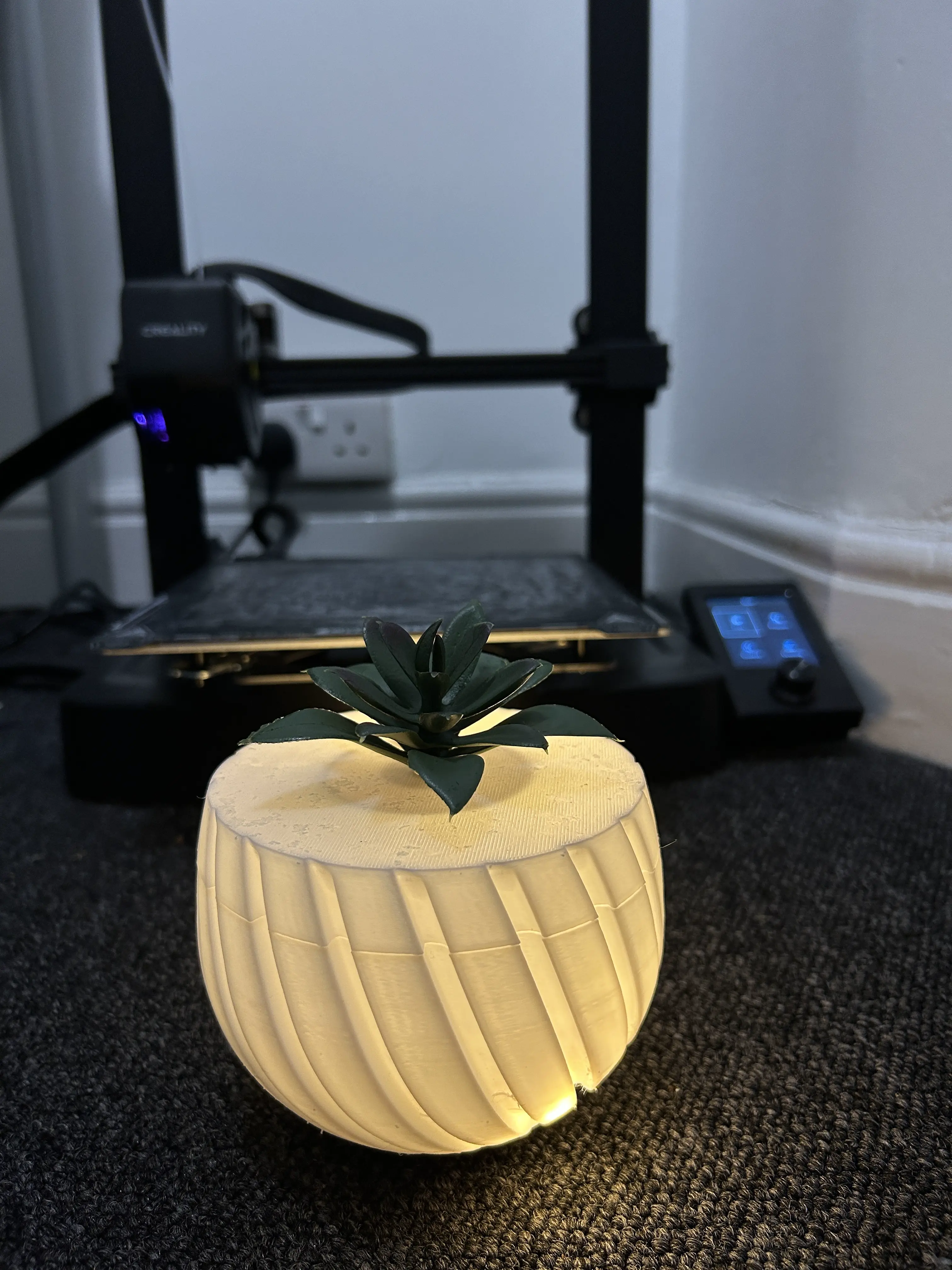 Innovative Planter Lamp | Rotating Lid Switch | Home Decor