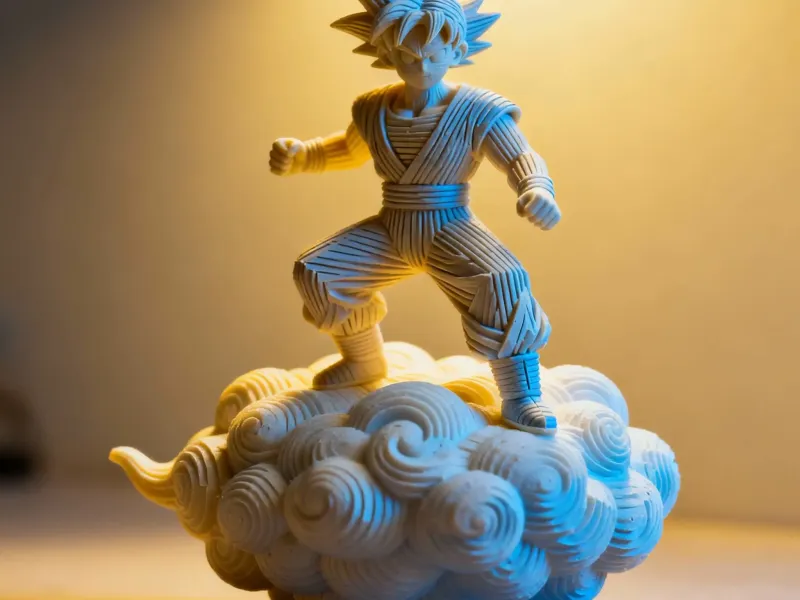 Goku en la nube