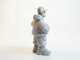 Homer Simpson Figurine Cartoons Animation 3D Printable