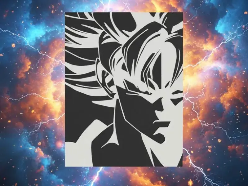 cuadro de goku