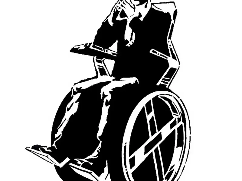 Professor Charles Xavier stencil