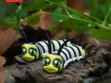 Print In Place Cute Flexi Monarch Caterpillar-0
