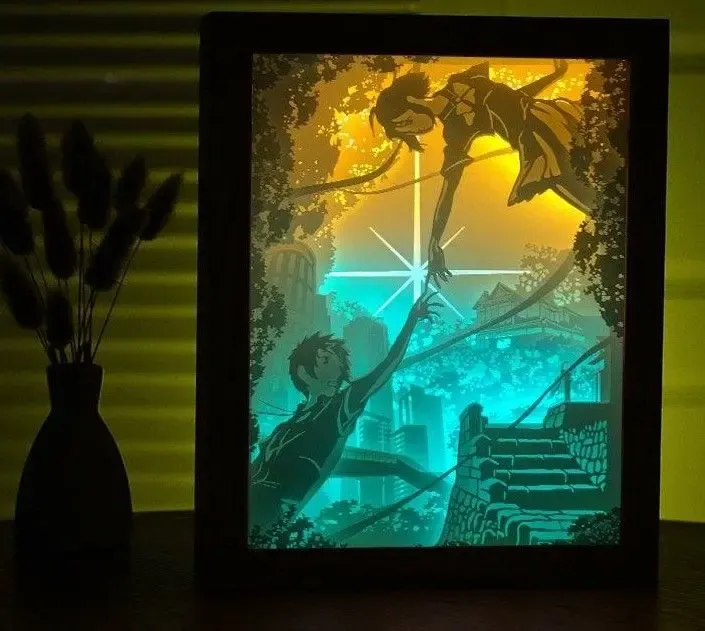 your name lightbox (shadow box)