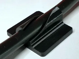 Self adhesive cable clips