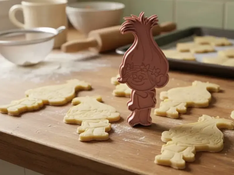 Poppy Troll Cookie Cutter