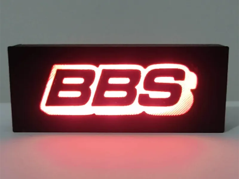 Lampada Illuminatore Grafico con Logo BBS