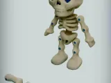 Knitted Skeleton Keyring-4