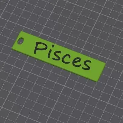 Zodiac Key Chain Pisces