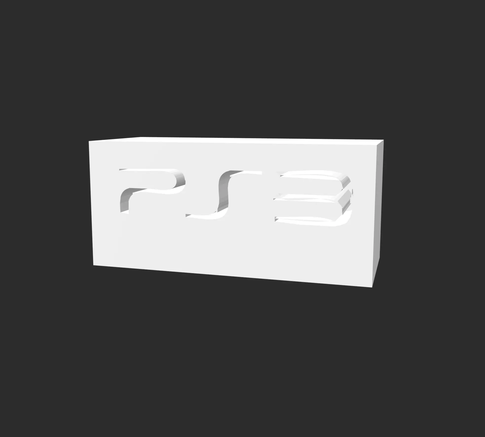 PS3 Logo | 3D models download | Creality Cloud