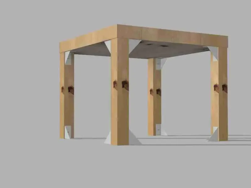 Winkel für Lack - Einhausung /LACK enclosure corner bracket