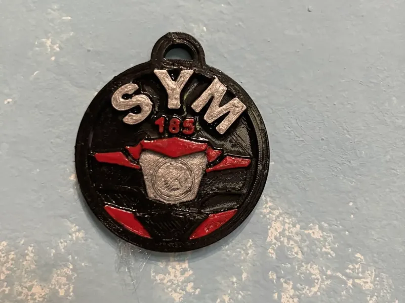 Sym 185 keychain