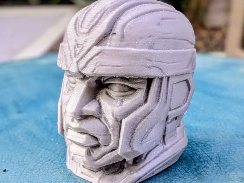 Olmec Prime - Futuristisch standbeeld van een Olmekenhoofd