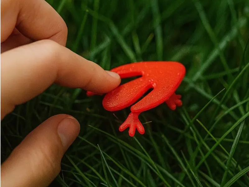 Jumping articulated frog-Strong jump!!!