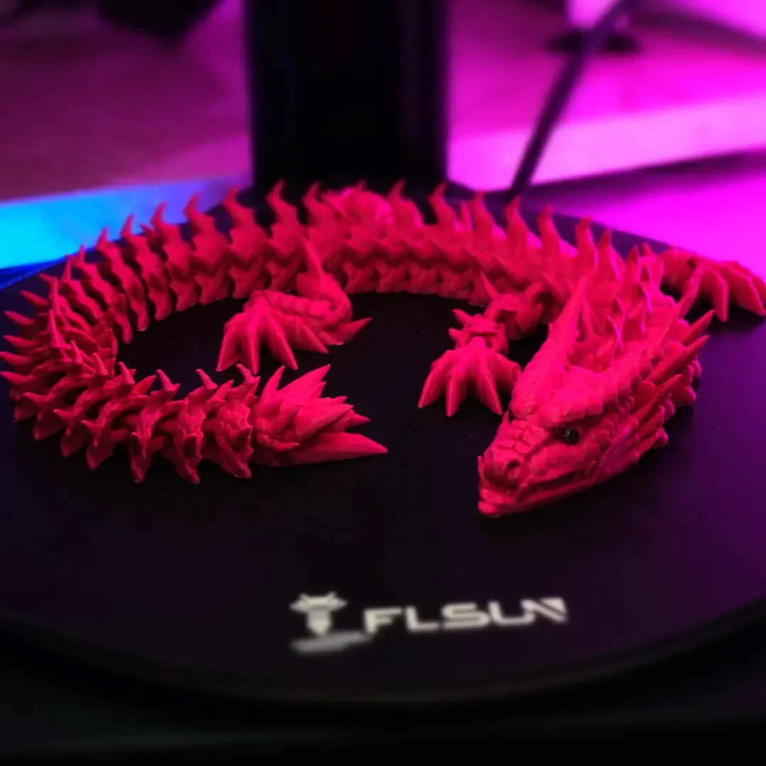 Articulated Dragons Set | 3 flexi dragons | + SNAKE