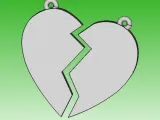 Split heart pendant-0
