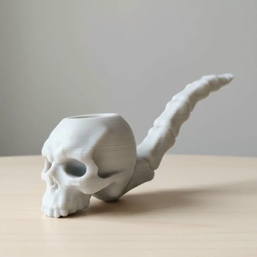 3D Printer Files | 3MF File | Cosplay Skull Pipe