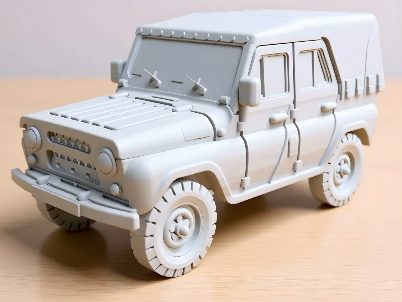 UAZ-469战车微缩模型