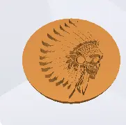 Totenkopf-Stempel