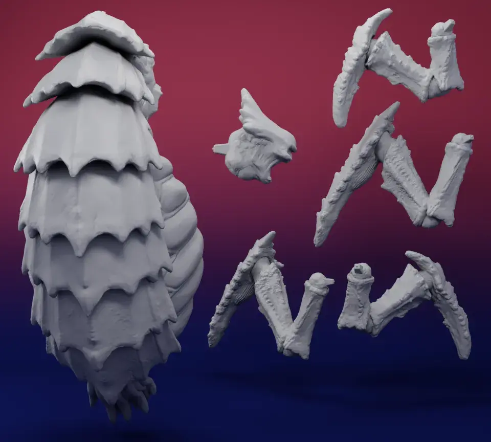 BILE SPEWER | HELLDIVERS 2 | FIGURA IMPRIMIBLE 3D