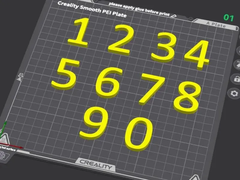 Numbers (Calibri)
