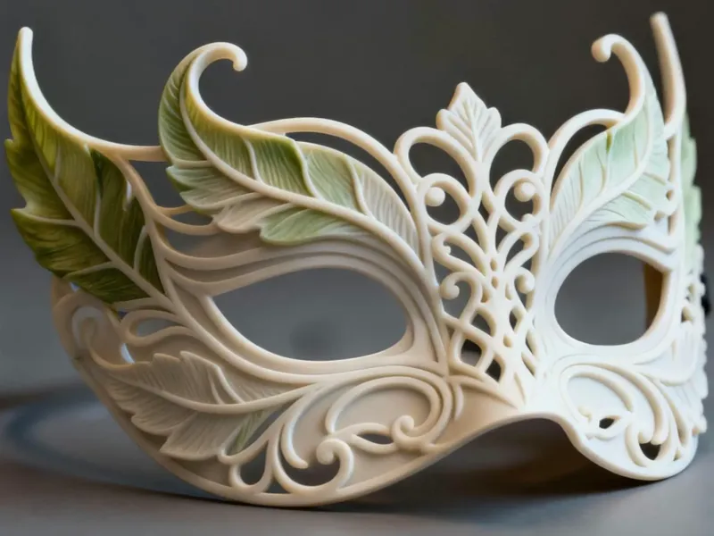 Venetian Leaf Mask