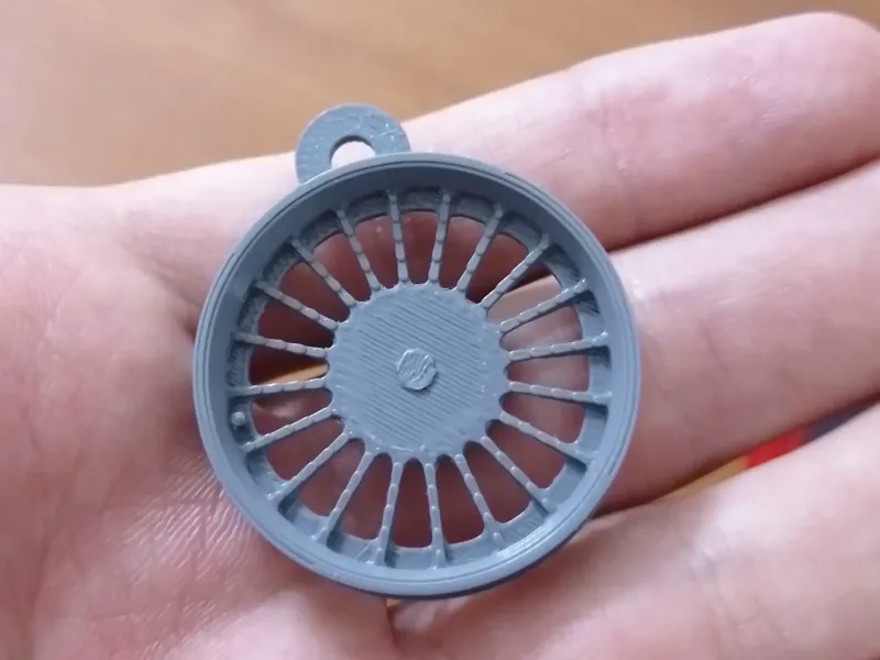 BMW Alpina Wheel Keychain