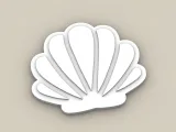 Badge Reel Topper Flat Back Shell-2