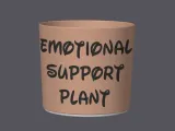 PUNNY PLANTER 01 - EMOTIONAL SUPPORT PLANT-1