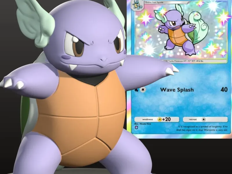 Wartortle Shinny/ Pokemon Fan ART