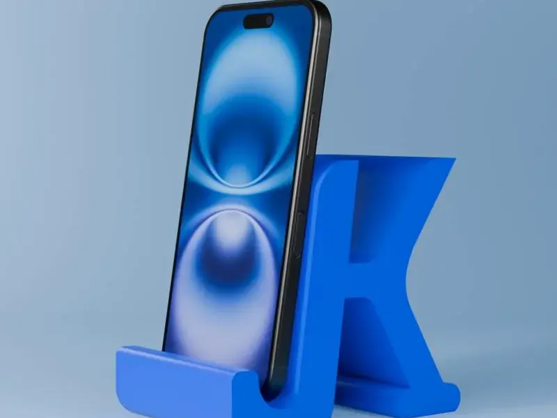 PORTA CELULAR LETRA K